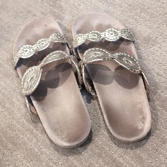 Jack Rogers Gold Sandals - Picture 4 of 7